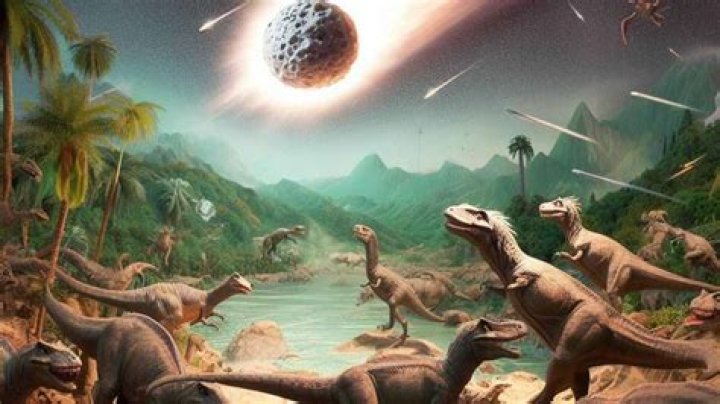 How did the dinosaurs become extinct?