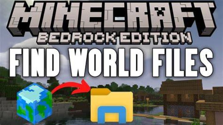 How do you find bedrock files in Minecraft?