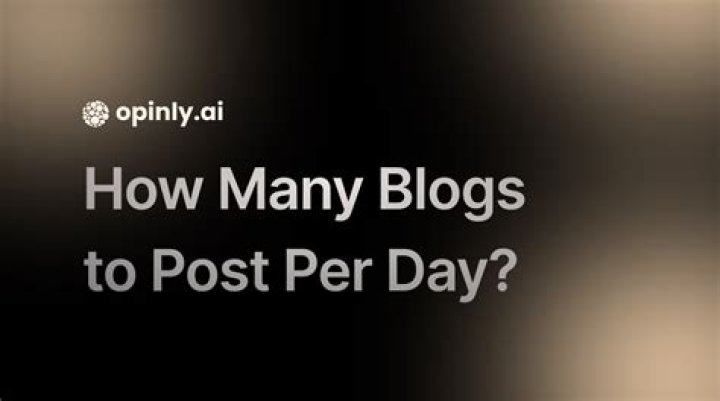 How many Post Should I post per day?