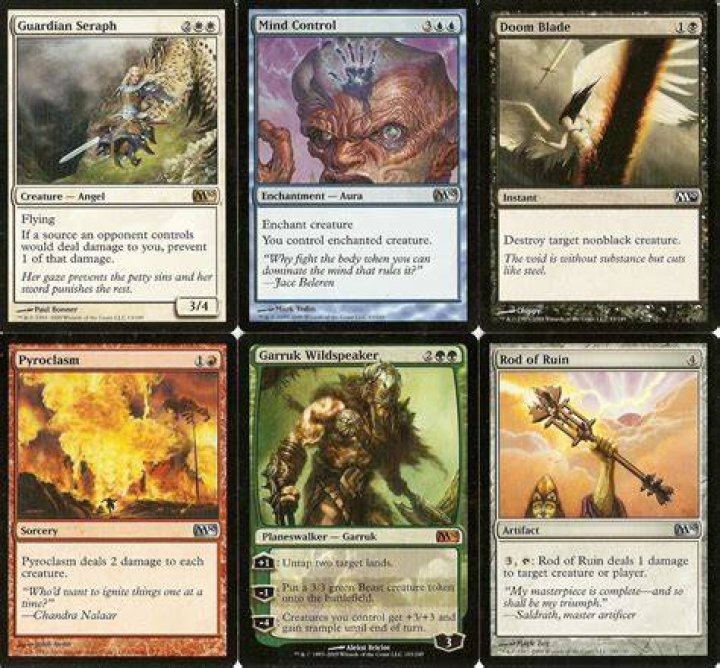 What are the different types of Magic cards?